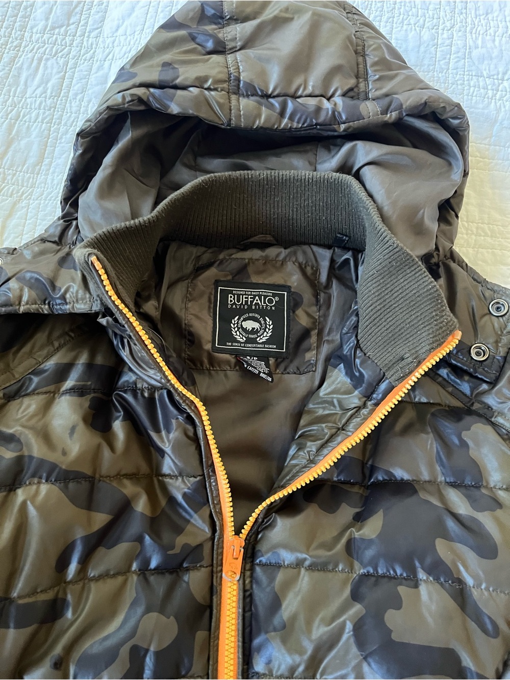 Buffalo David Bitten men’s winter jacket camouflage print